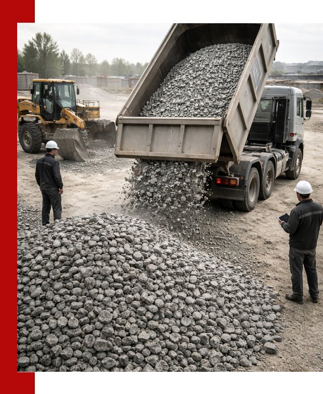 Доставка гранитного щебня фракции 20-40 в Урюпинске