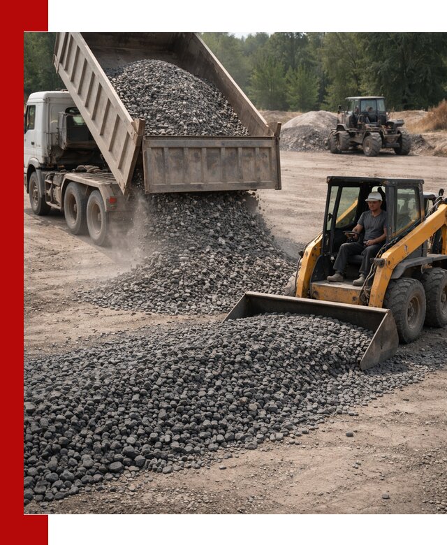 Гранитный щебень фракция 40-70 с доставкой в Урюпинске