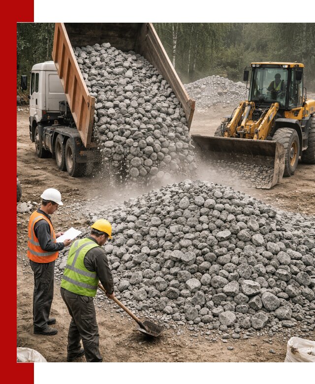 Гранитный щебень фракция 70-150 доставка в Урюпинске