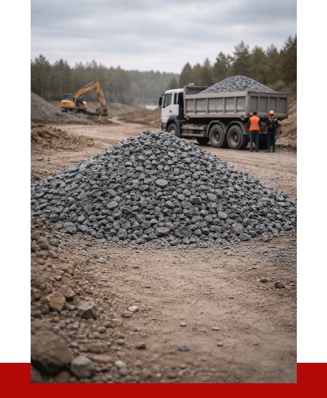 Щебень габбро диабаз фракция 40-70 в Урюпинске от 2266 р-ПРОНЕРУДРюп