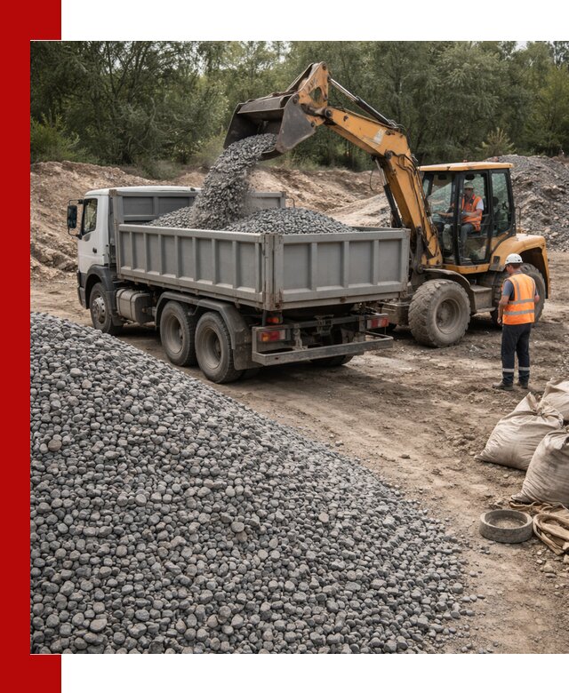 Доставка гравийного щебня в Урюпинске оптом и в розницу