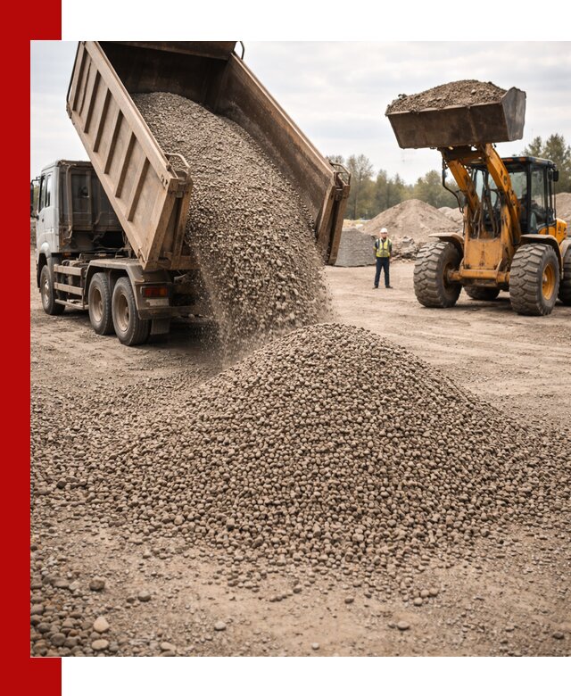 Гравийный щебень фракция 3–10 с доставкой в Урюпинске