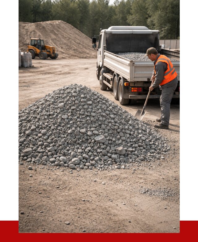 Гравийный щебень фракция 5-10 в Урюпинске от 2266 р. | ПРОНЕРУДРюп