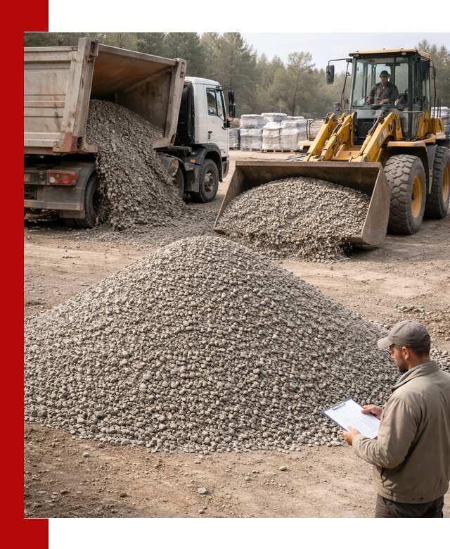 Гравийный щебень фракция 5–10 с доставкой в Урюпинске