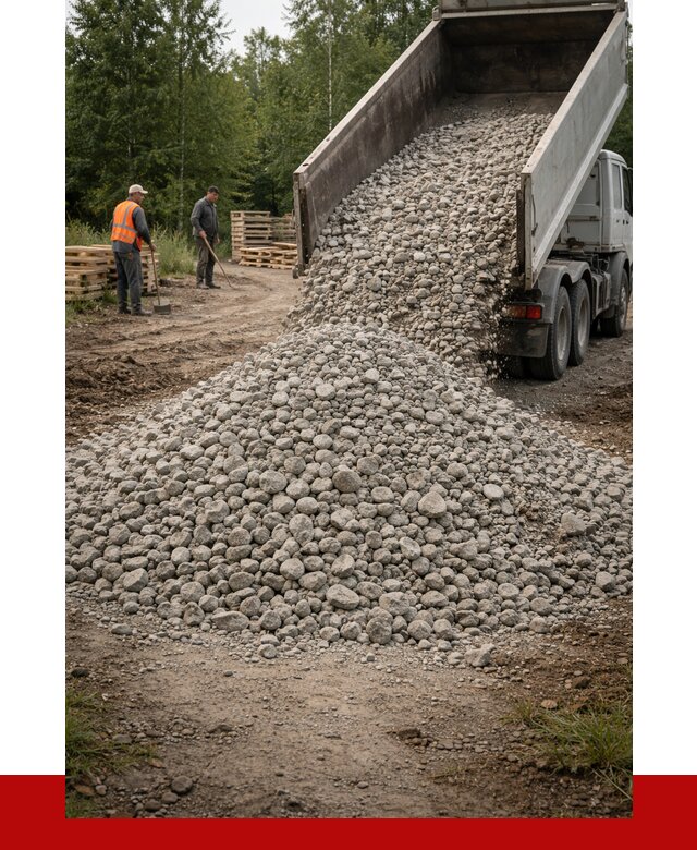 гравийный щебень фракция 70-120 в Урюпинске от 2524 р. ПРОНЕРУДРюп