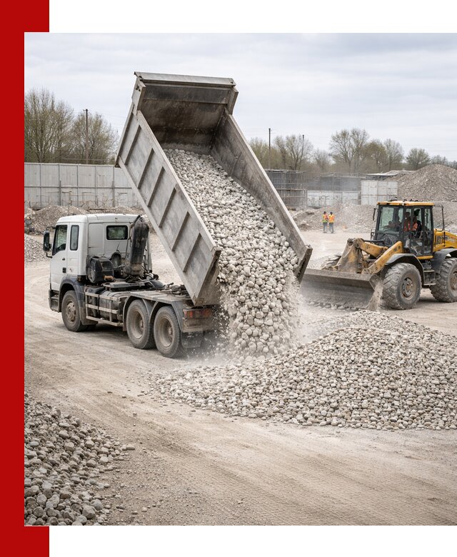Доставка и продажа известнякового щебня в Урюпинске