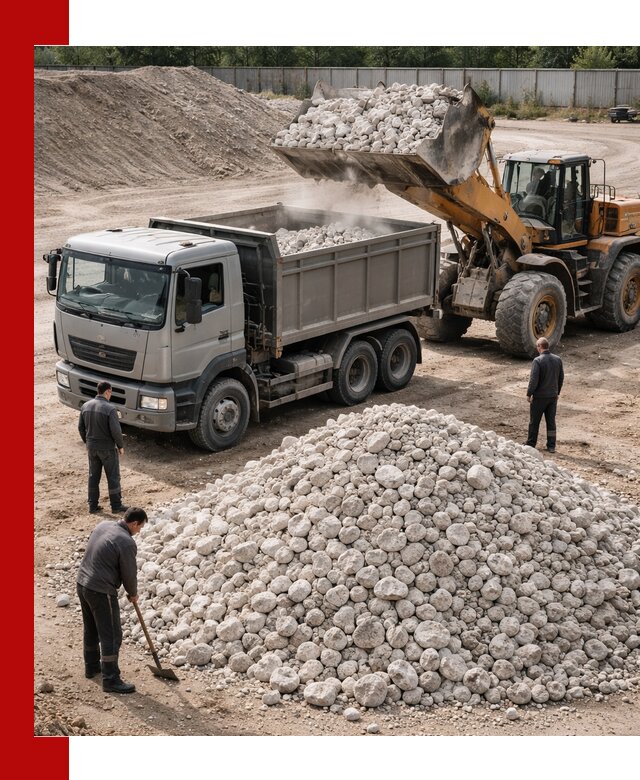 Известняковый щебень фракция 70–150 с доставкой в Урюпинске