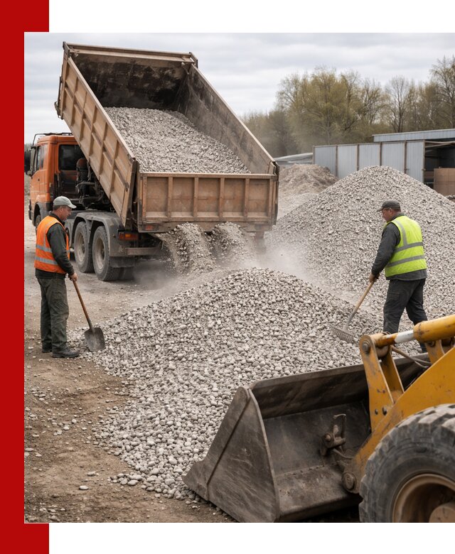 Доломитовый щебень фракции 5-20 с доставкой в Урюпинске