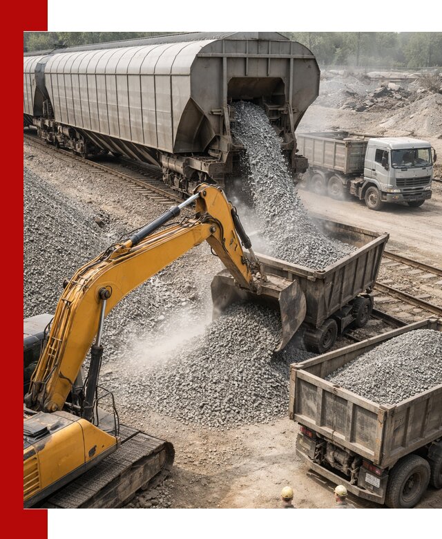 Доставка железнодорожного щебня в Урюпинске крупными партиями быстрого отгруза