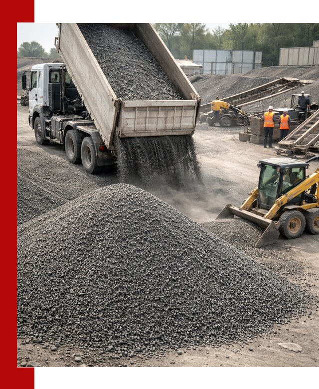 Вторичный щебень фракция 0–5 с доставкой в Урюпинске