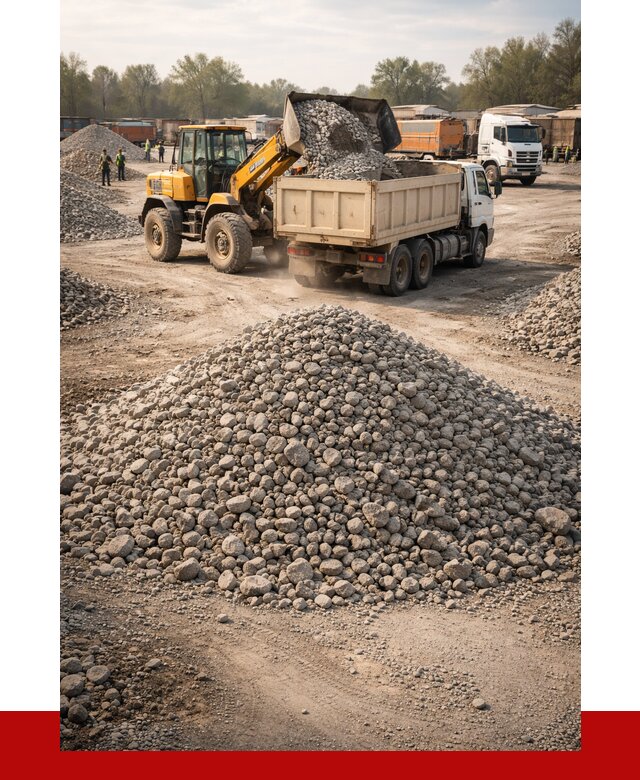 Вторичный щебень фракция 40-70 в Урюпинске от 1792 р, ПРОНЕРУДРюп