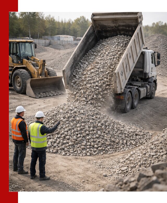 Вторичный щебень фракция 40–70 доставка в Урюпинске