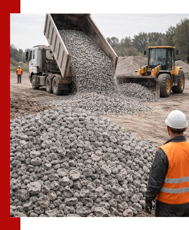 Доставка бетонного щебня фракции 20-40 в Урюпинске