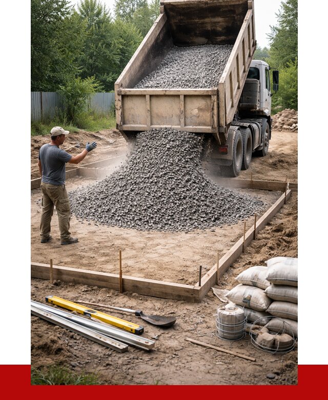 Купить щебень для фундамента в Урюпинске от 4635 р. | ПРОНЕРУДРюп