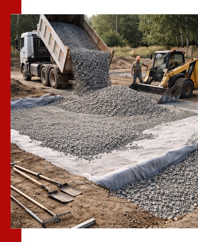 Щебень для фундамента с доставкой в Урюпинске