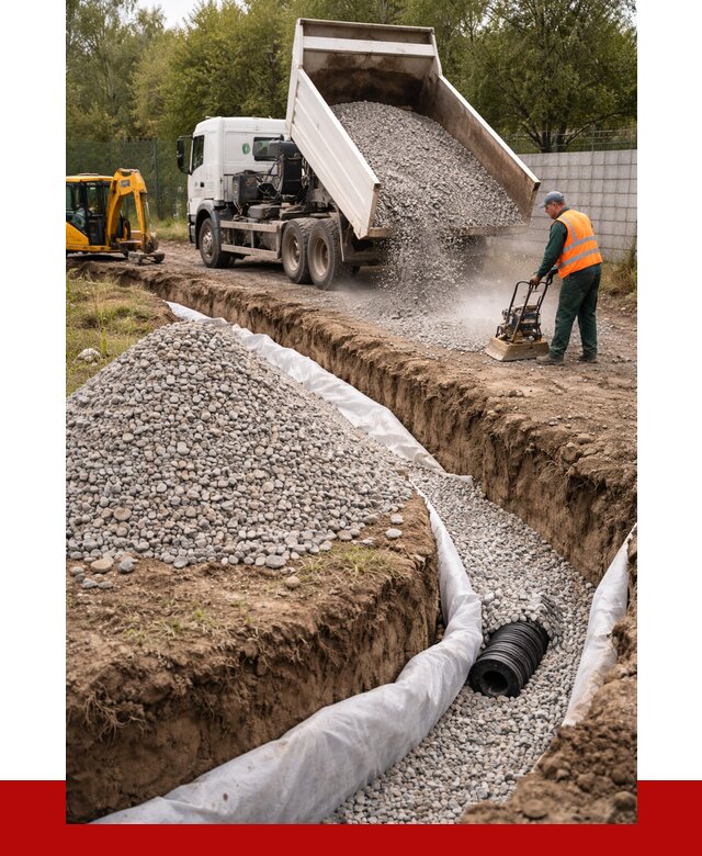 Щебень для дренажа в Урюпинске от 1906 р., ПРОНЕРУДРюп доставка