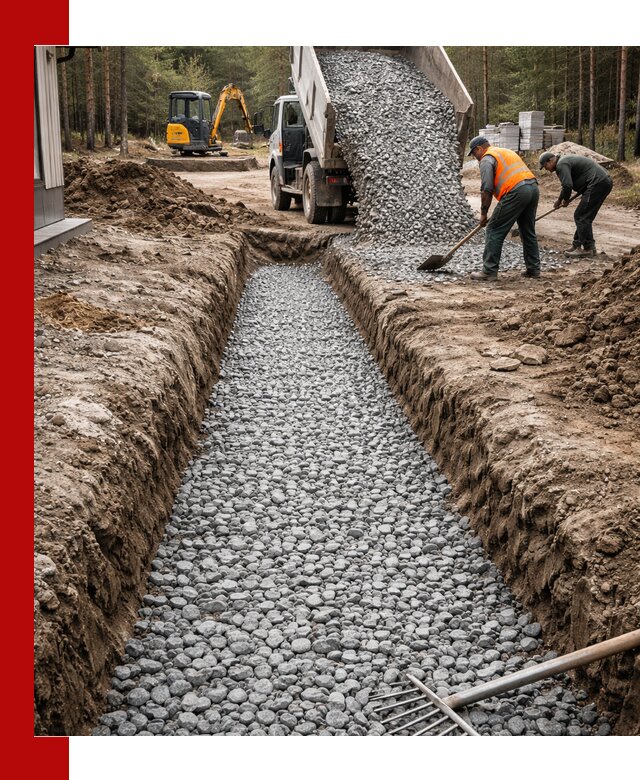 Щебень для дренажа с доставкой в Урюпинске высокого качества