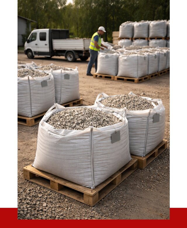 Щебень в мешках с доставкой в Урюпинске от 4326 р. | ПРОНЕРУДРюп