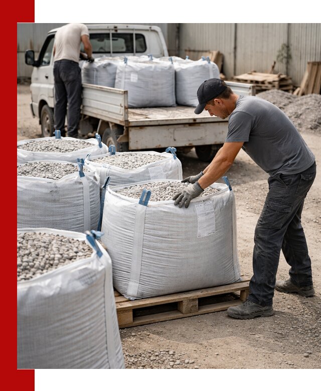 Доставка щебня в мешках по выгодным ценам в Урюпинске