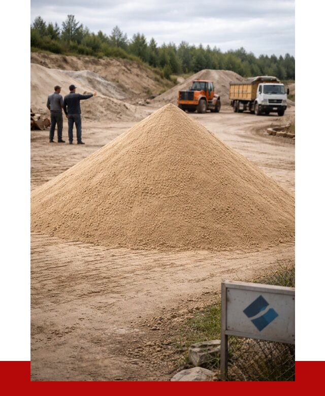 Карьерный песок навалом в Урюпинске от 1854 р. | ПРОНЕРУДРюп