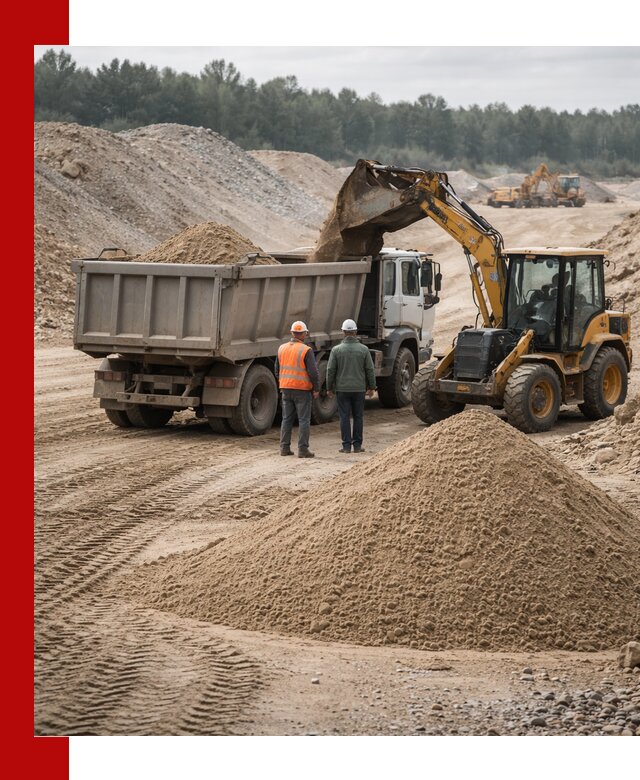 Карьерный среднезернистый песок с доставкой в Урюпинске