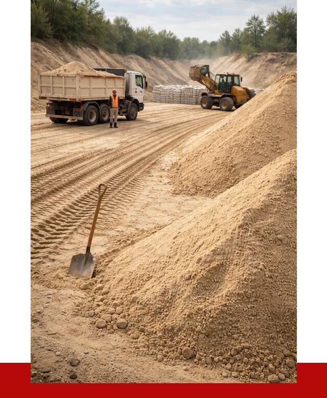 Карьерный песок мелкозернистый в Урюпинске от 9271 р. | ПРОНЕРУДРюп