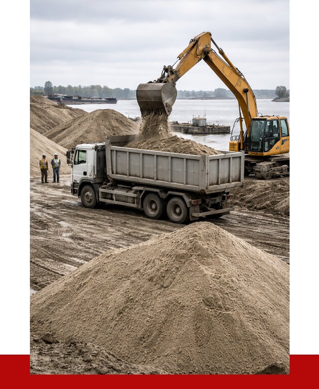 Купить речной песок навалом в Урюпинске от 1854 р., ПРОНЕРУДРюп