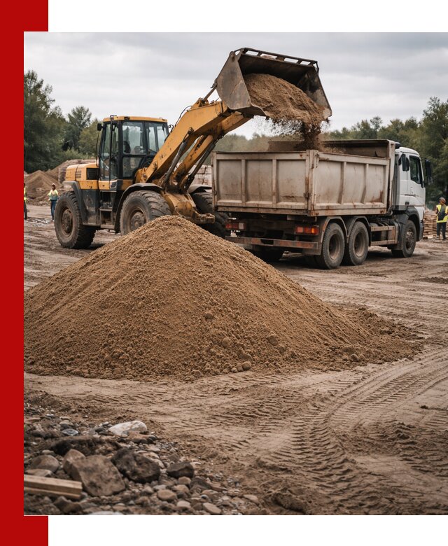 Доставка речного песка навалом в Урюпинске быстро и выгодно