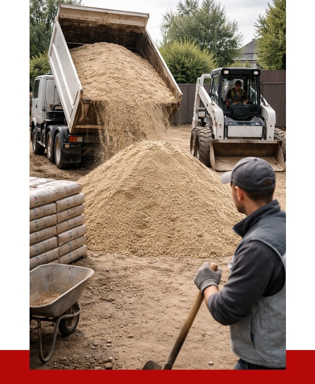 Мытый речной песок с доставкой в Урюпинске от 1494 р. | ПРОНЕРУДРюп