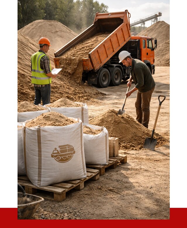 Строительный песок в Урюпинске от 2266 р. с доставкой, ПРОНЕРУДРюп