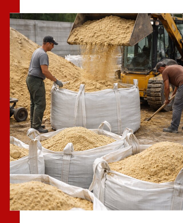 Поставка качественного песка для кладки в Урюпинске