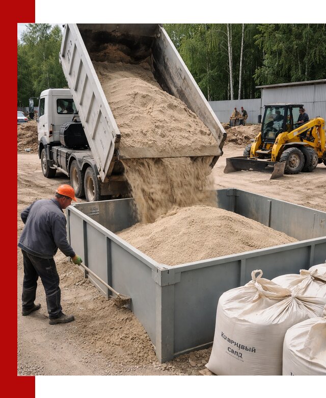 Кварцевый песок для фильтра в Урюпинске — доставка и качество