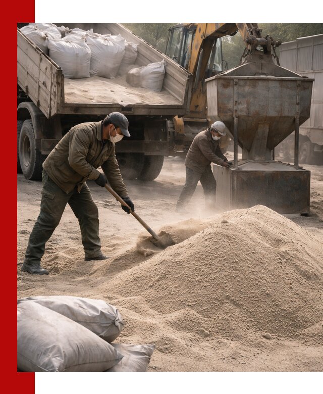 Кварцевый песок для пескоструя в Урюпинске — доставка и качество