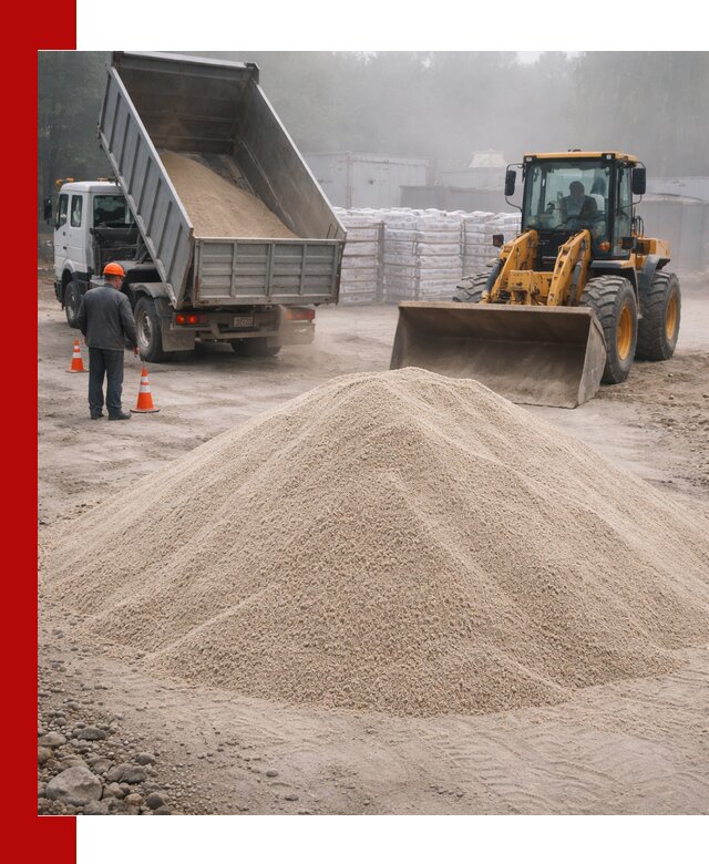 Кварцевый песок фракция 0–8 для стройработ в Урюпинске
