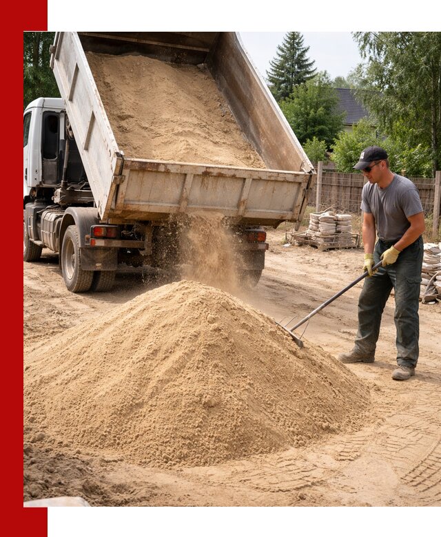 Доставка сухого песка самосвалами в Урюпинске