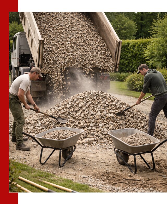 Доставка и продажа декоративной гальки в Урюпинске