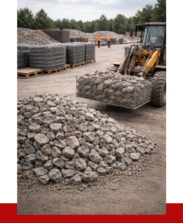 Камень для габионов фракция 70-150 в Урюпинске от 4326 р. | ПРОНЕРУДРюп