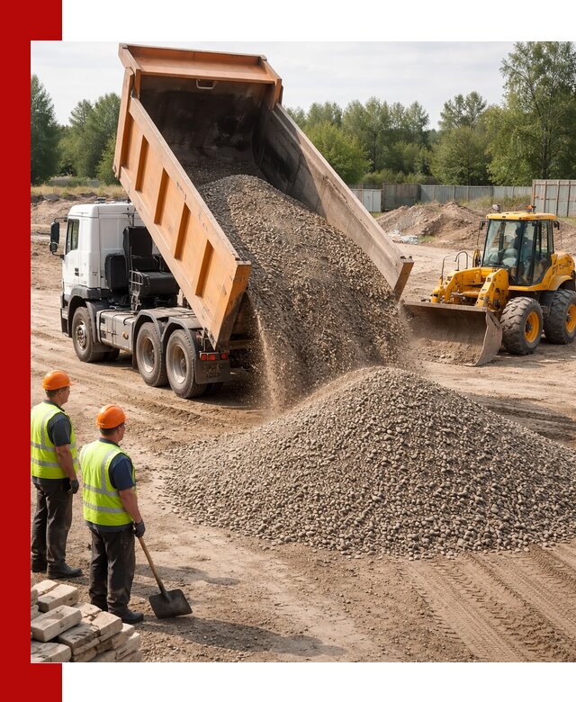 Доставка щебёночно-песчаной смеси ЩПС С7 в Урюпинске