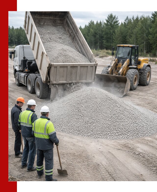 Известняковый отсев 0-5 доставка в Урюпинске быстро и выгодно