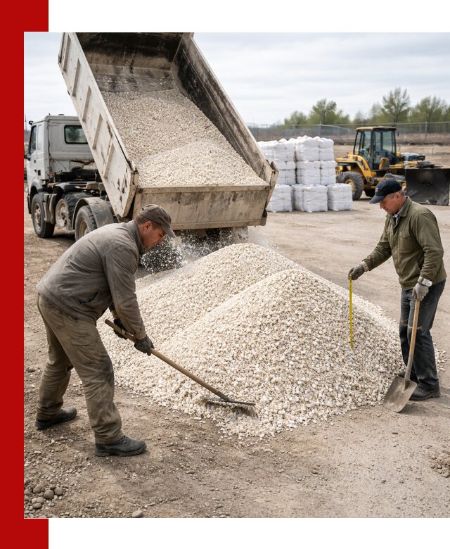 Мраморная крошка с доставкой и разгрузкой в Урюпинске