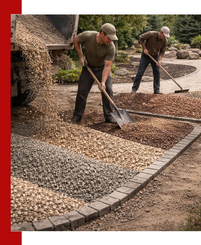 Декоративная крошка для ландшафта в Урюпинске — продажа и доставка