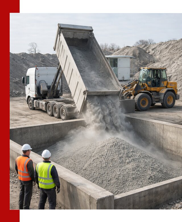 Доставка цемента навалом в Урюпинске крупными партиями