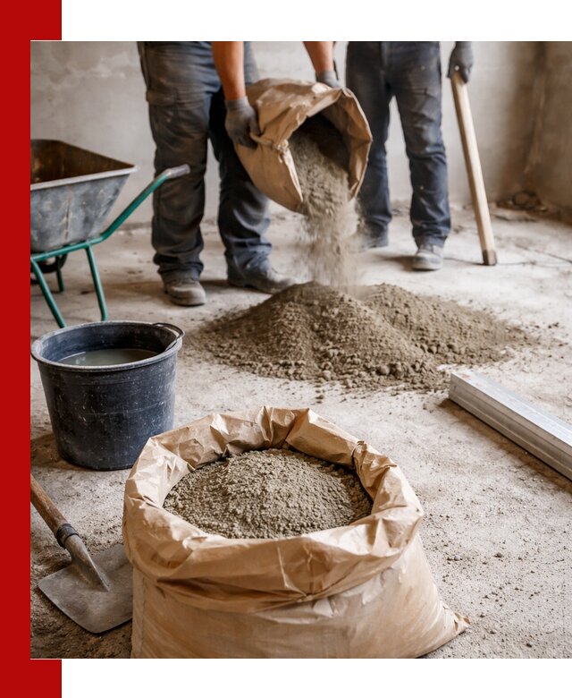 Доставка сухой смеси для стяжки в Урюпинске