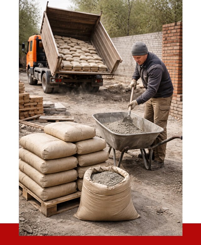 Купить сухую смесь для кладки в Урюпинске от 1236 р. | ПРОНЕРУДРюп
