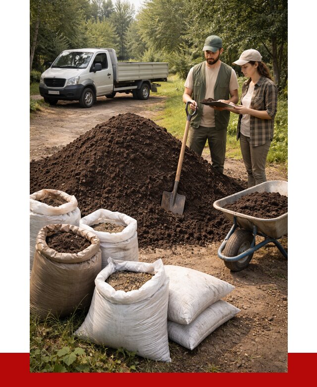 Купить грунт с доставкой в Урюпинске от 4635 р. за м3 | ПРОНЕРУДРюп