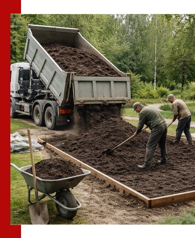 Доставка грунта для озеленения и благоустройства в Урюпинске