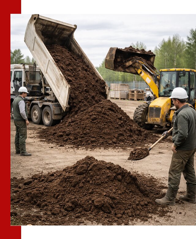 Доставка торфа оптом и в мешках в Урюпинске