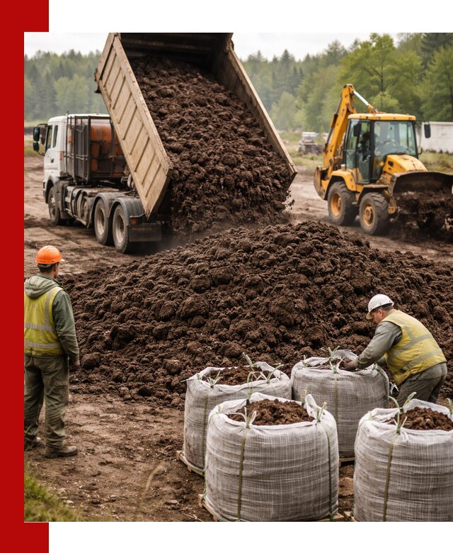 Доставка нейтрального торфа в Урюпинске оптом и в розницу