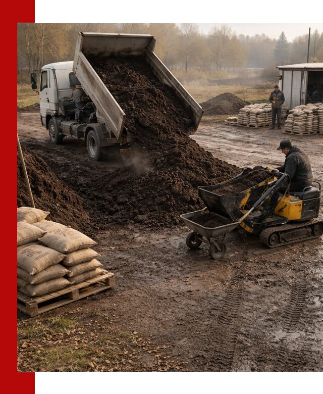 Кислый торф в доставке по выгодным ценам в Урюпинске