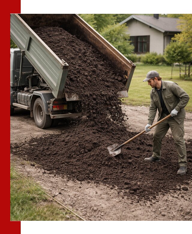 Чернозем для газона с доставкой в Урюпинске быстро и качественно